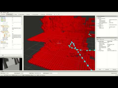 Trajectory Replanning Using RRT* - Test Forest