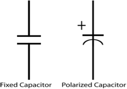 schematic capacitor symbol