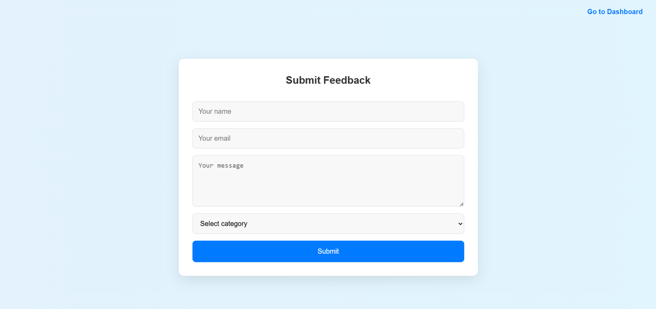 Feedback Form