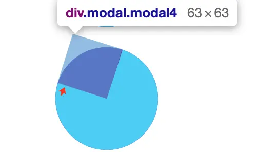 modal4显示了，且旋转了18°