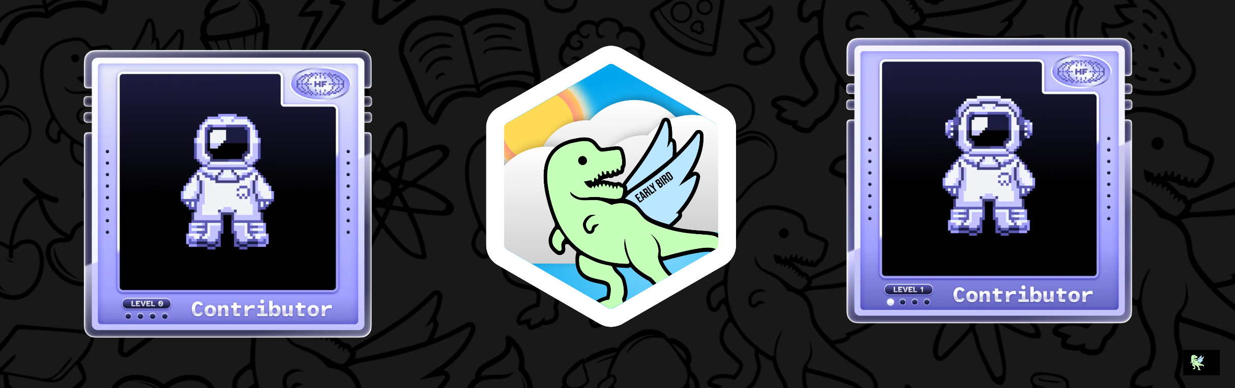 An image of @adhithyankj's Holopin badges, which is a link to view their full Holopin profile