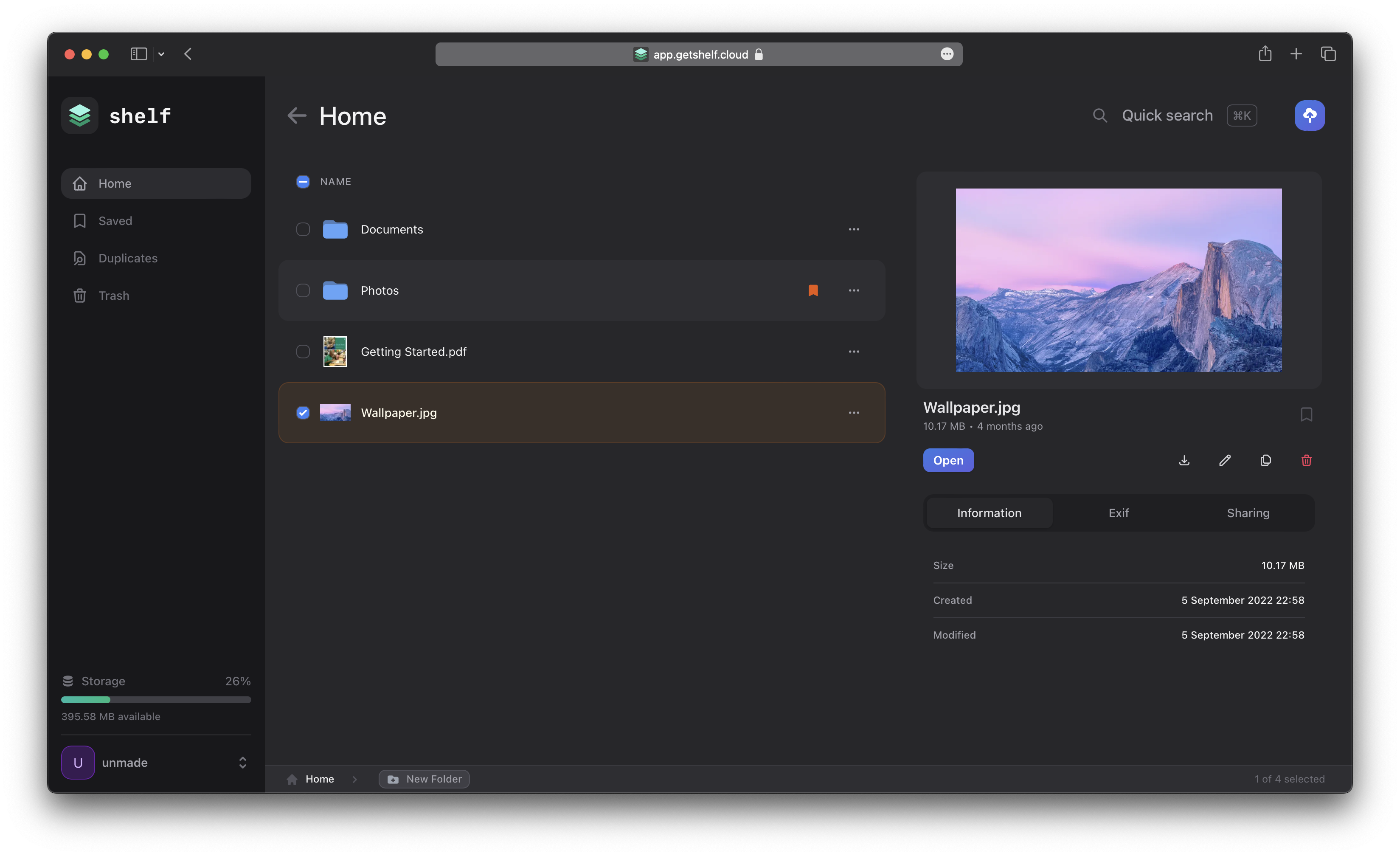 App Preview Dark Theme