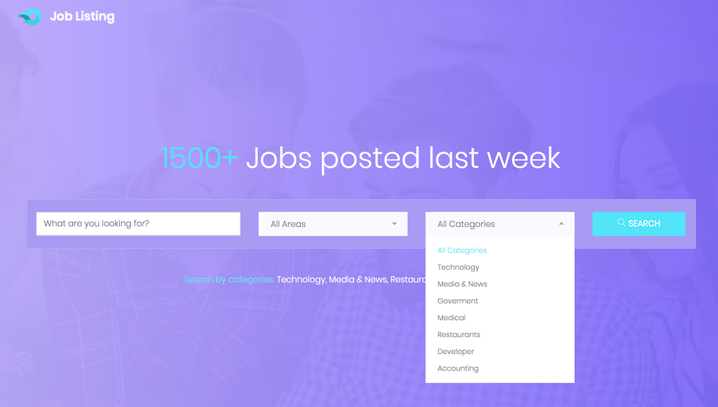 Laravel Job Listings Search