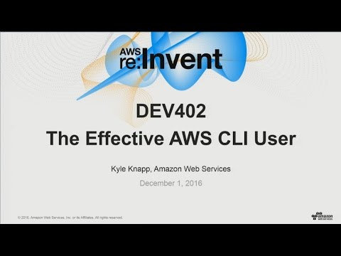 2016 aws cli