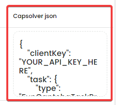 FunCaptcha JSON Example