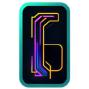 Neon Bookmarks Logo