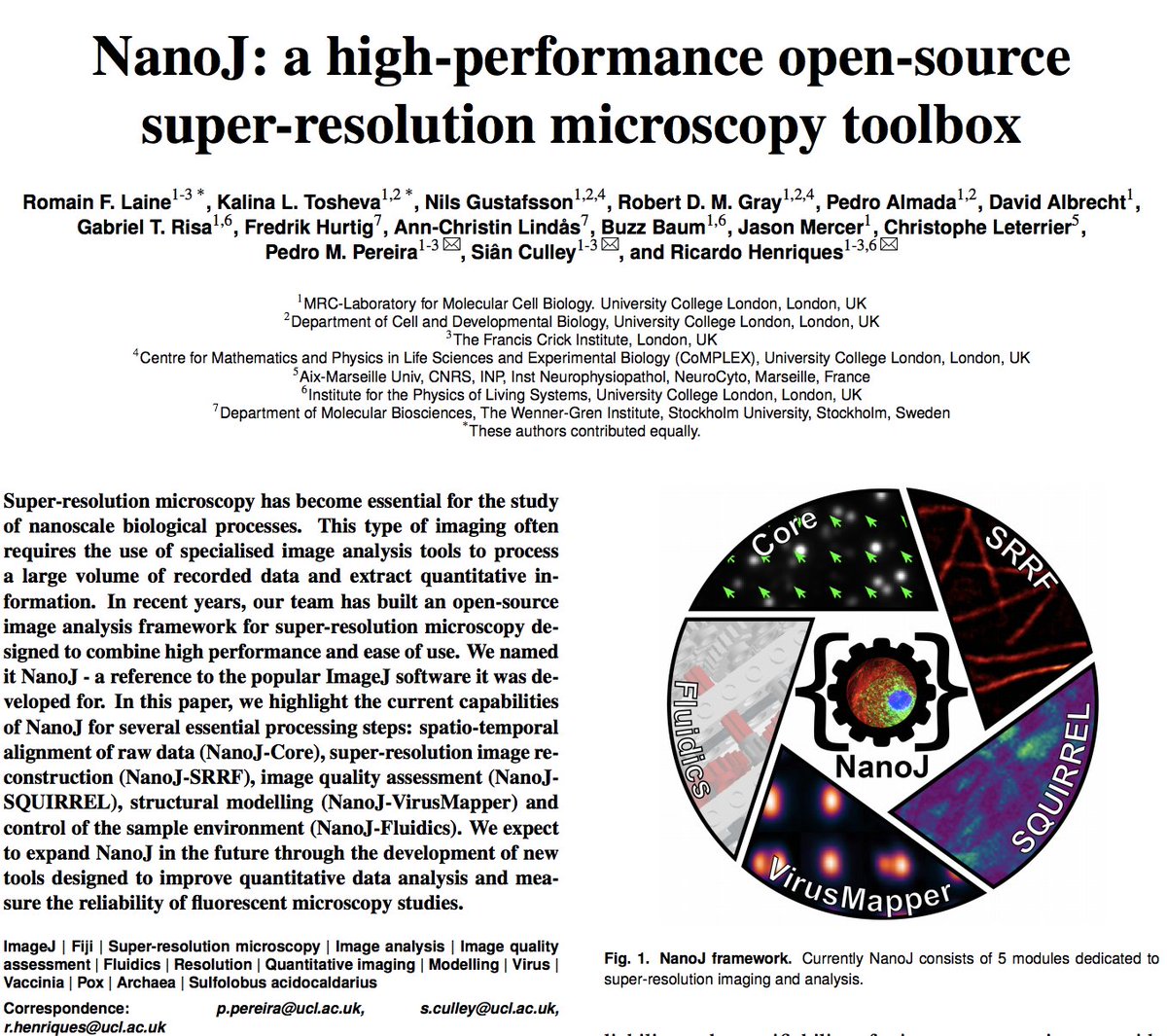 NanoJ Pre-Print