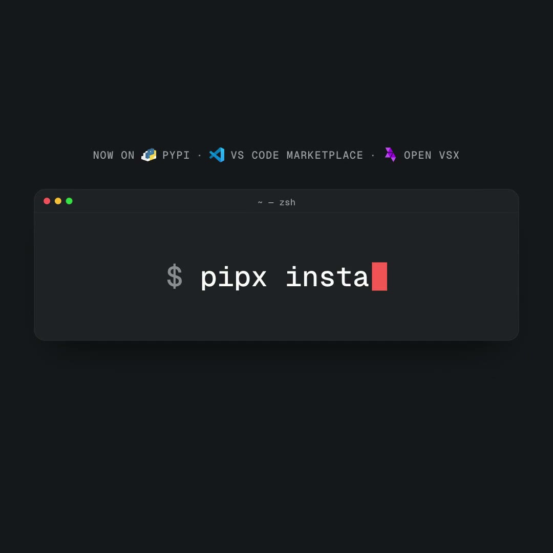 Install mcpgawk from PyPI, the VS Code Marketplace or Open VSX (13-second film)