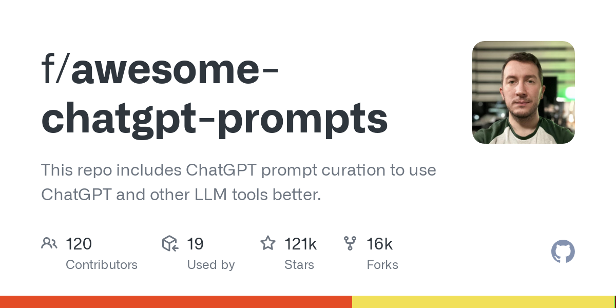 f / awesome-chatgpt-prompts