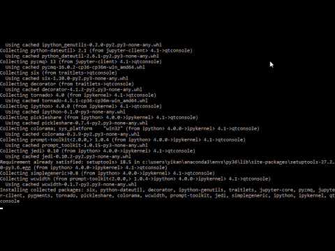 create conda env