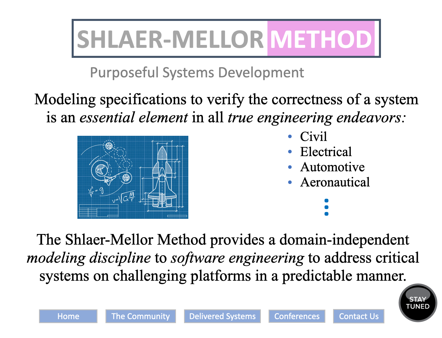 Shlaer-Mellor Commons description