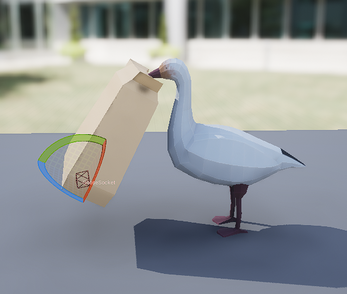 goose stealing bag