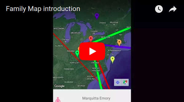 Family Map demo