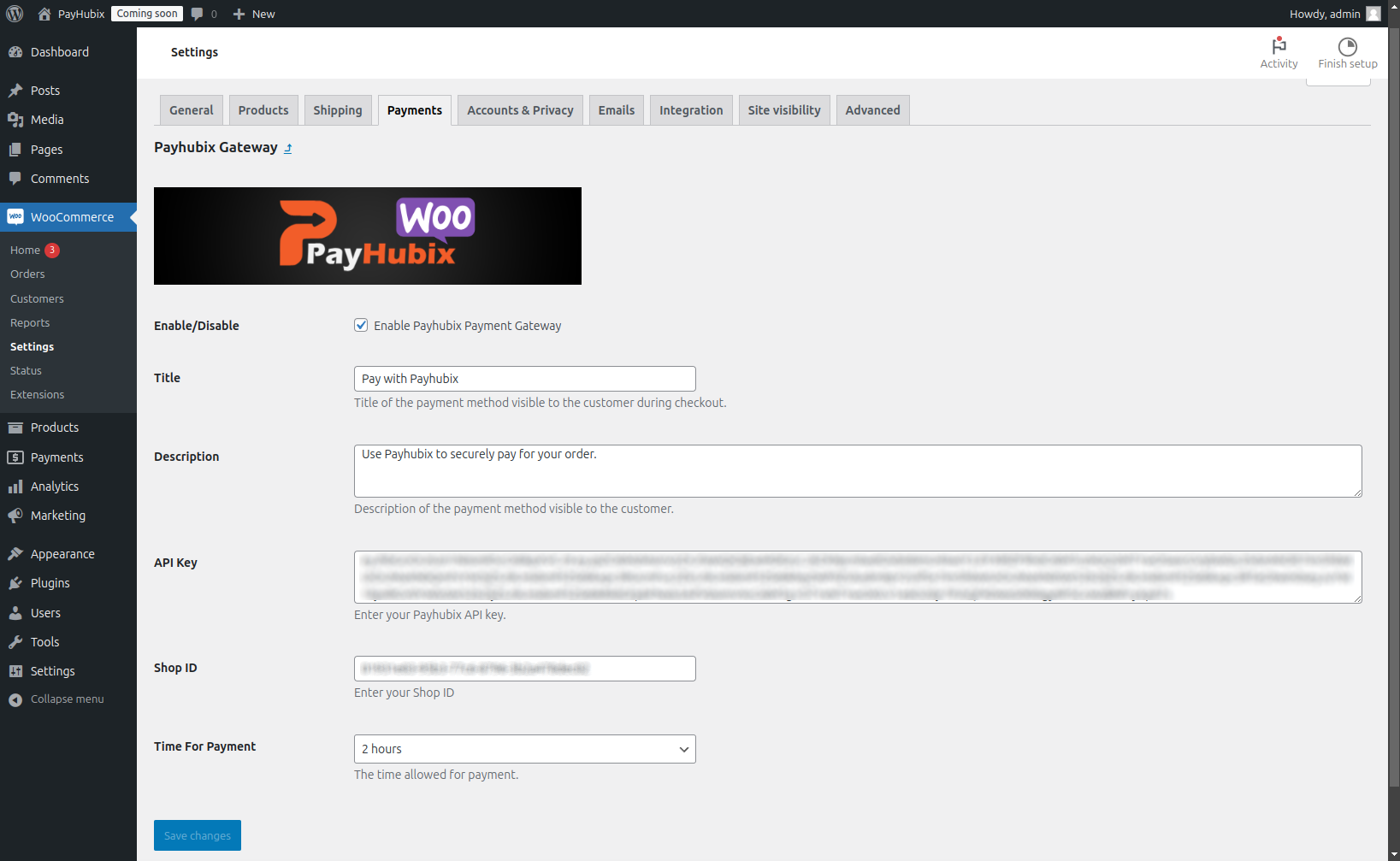 payhubix-gateway-for-woocommerce