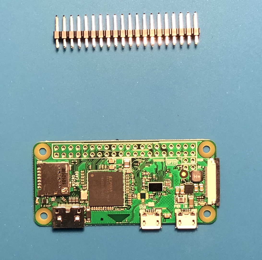 Pi Zero and pin headers