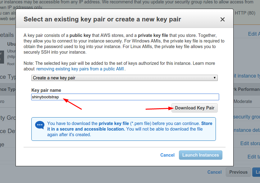 image: create key pair