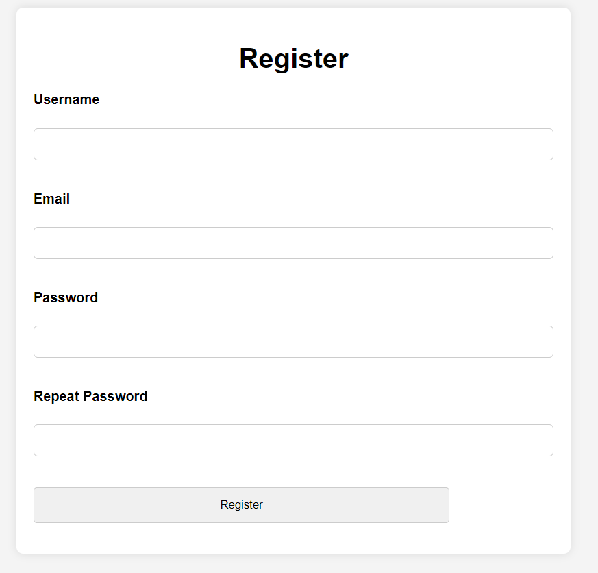 Register Page