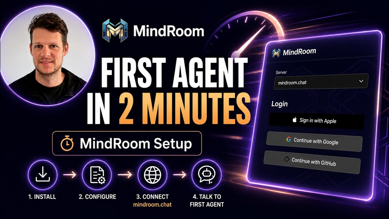 MindRoom: installing and talking to my first AI agent in 2 minutes
