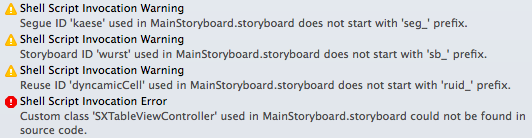 Xcode Warnings