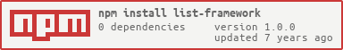 list-framework
