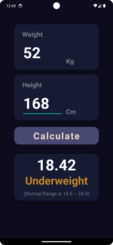 GitHub - faysalabir779/BMICalculator: A simple BMI (Body Mass Index ...