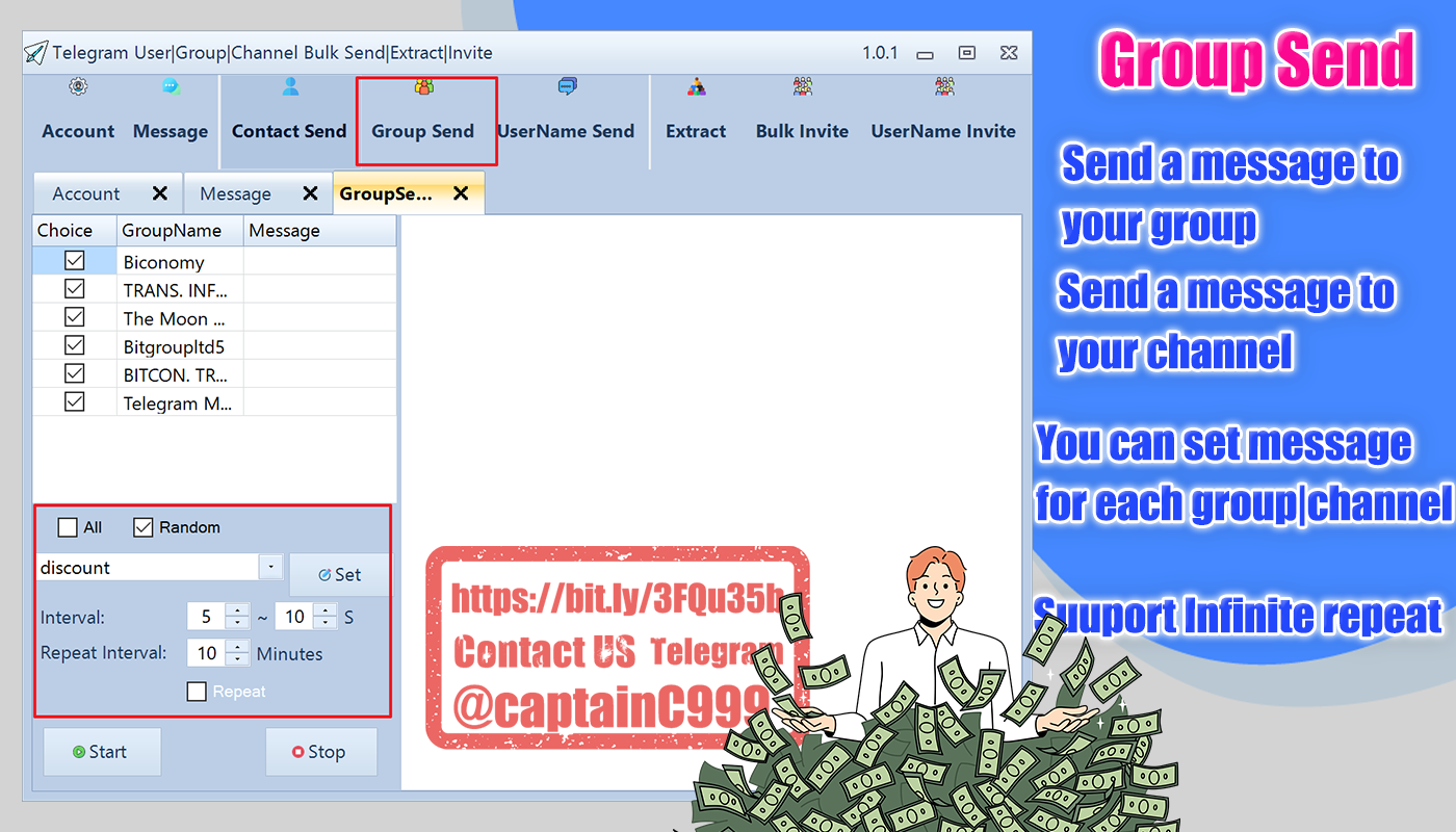 Telegram Bulk Sender|Extract|Scraper|Invite Market Pro 1.0.1