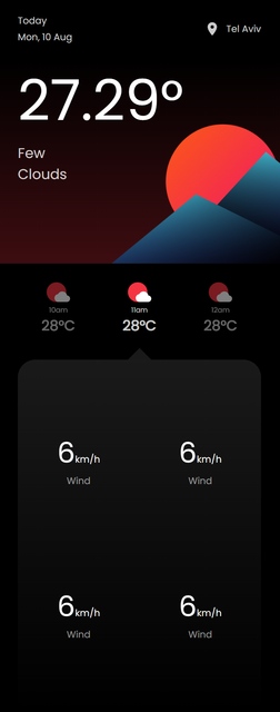 Preview Mobile Weather App