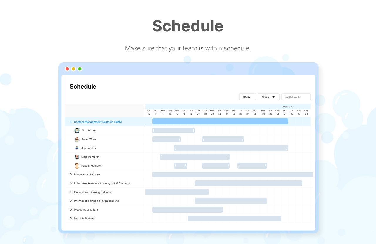 Worklenz scheduler