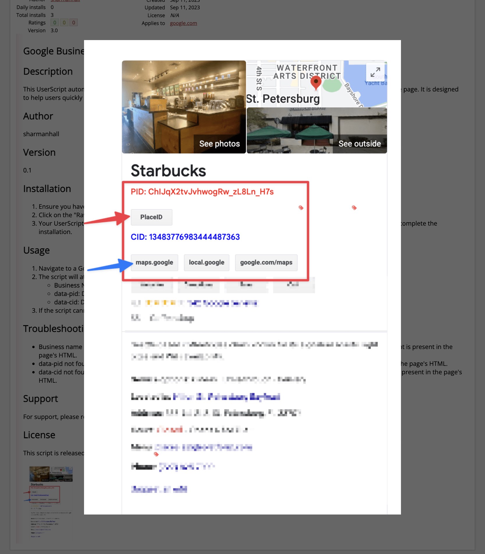 Google Business Extractor Screenshot