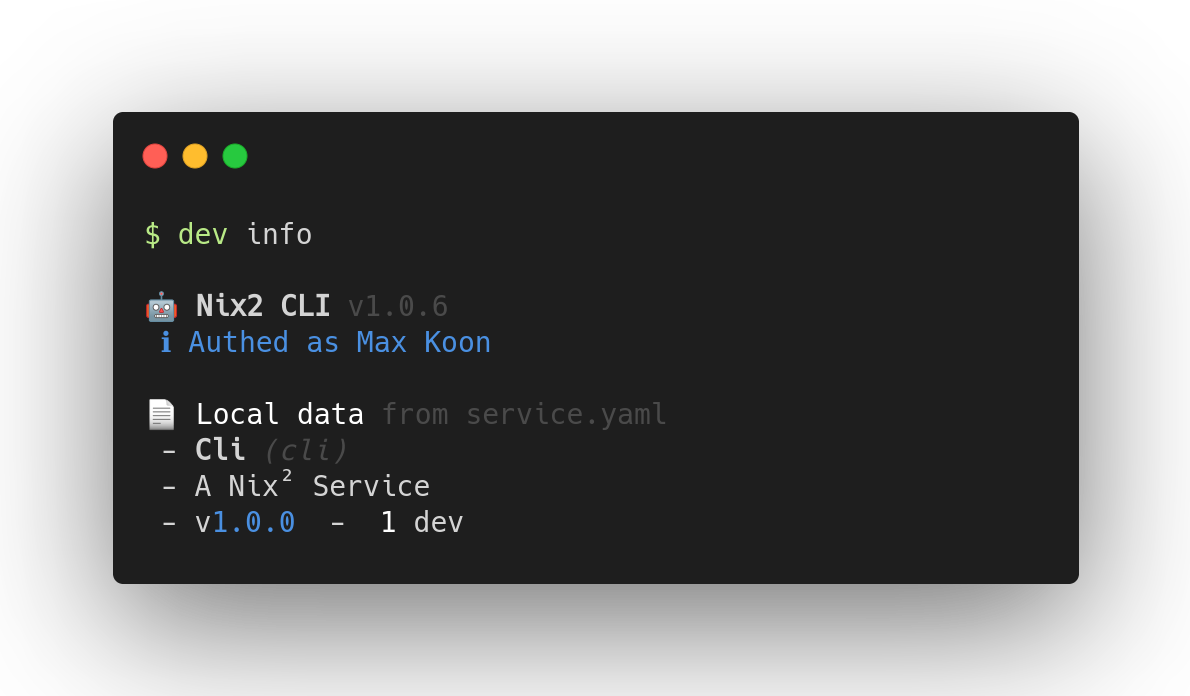 CLI Screenshot