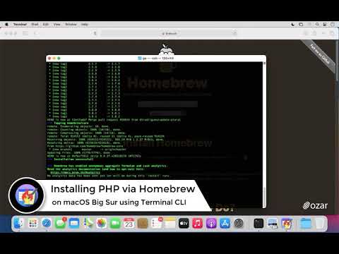 Installing PHP 8 via Homebrew on macOS Big Sur