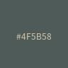 #4F5B58