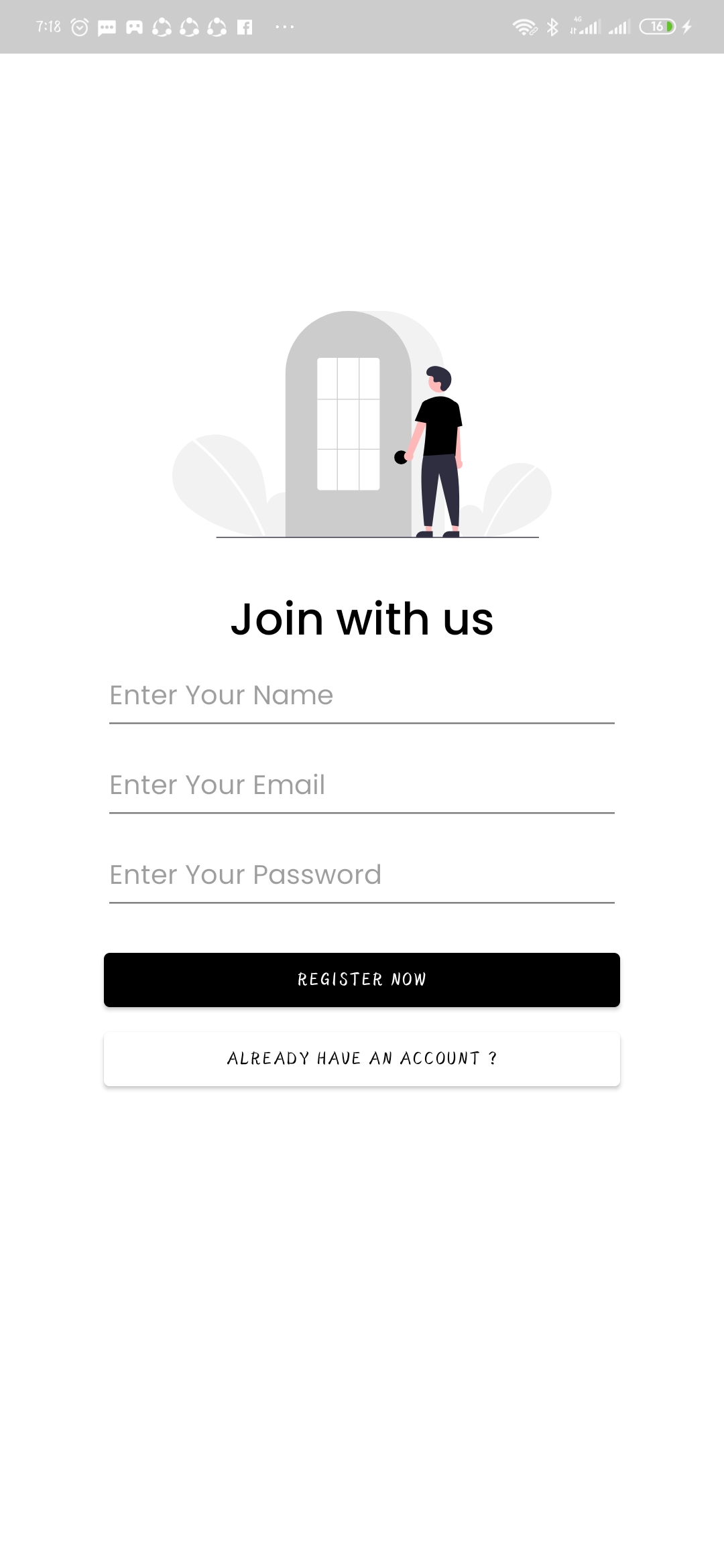 Sign Up Screen