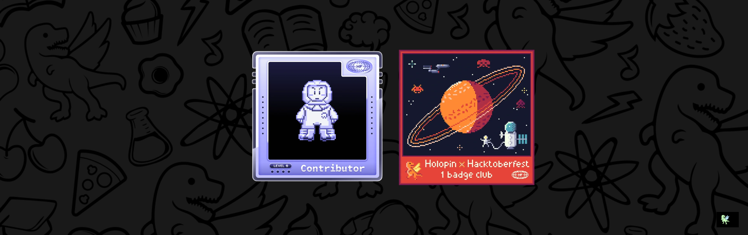 An image of @raviteja799's Holopin badges, which is a link to view their full Holopin profile