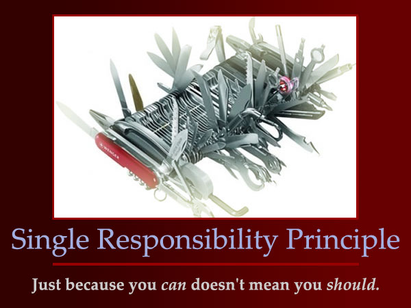 Single Responsility Principle