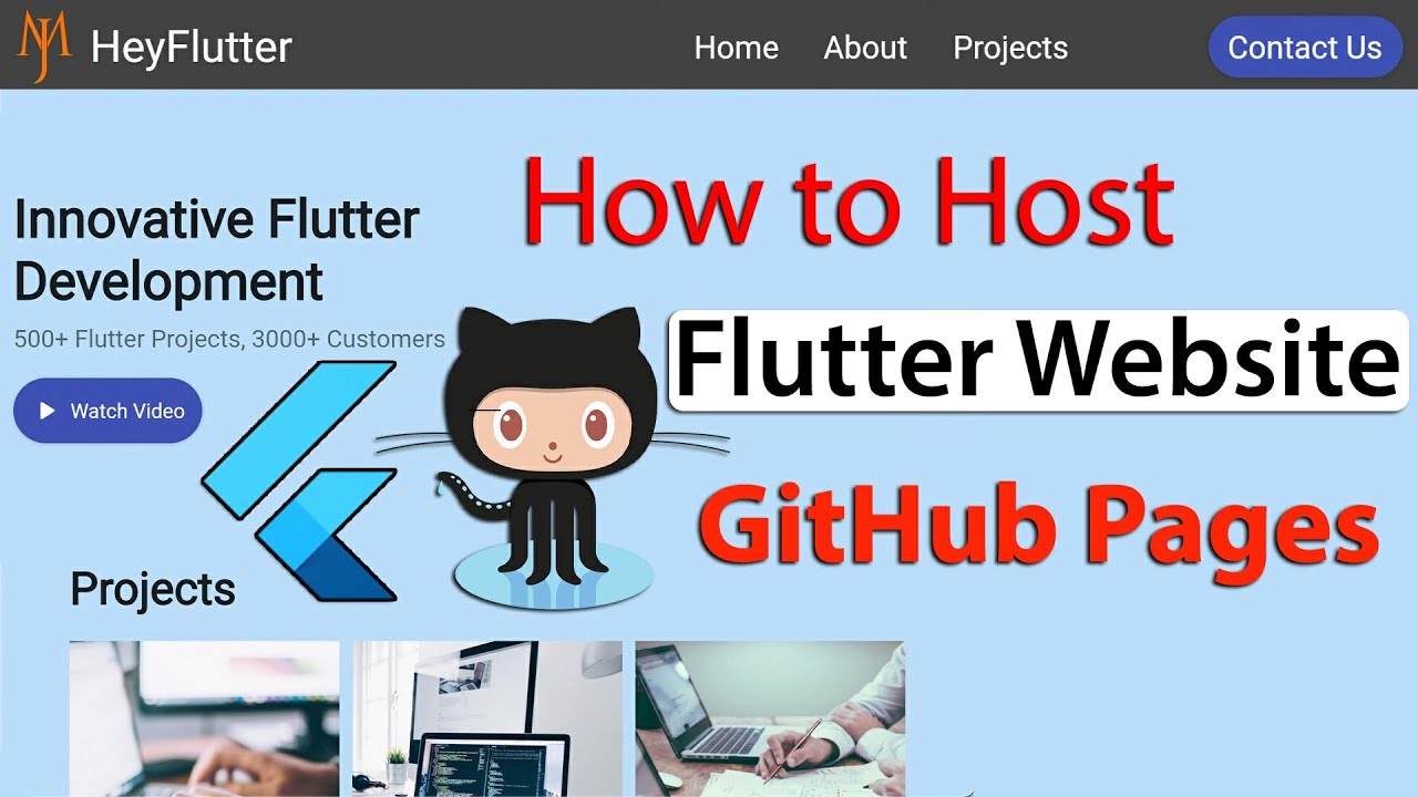 GitHub - JohannesMilke/deploy_web_app: Publish and host Flutter Website ...