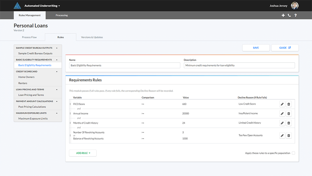 DigiFi Decision Engine