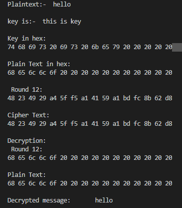 Aria Output