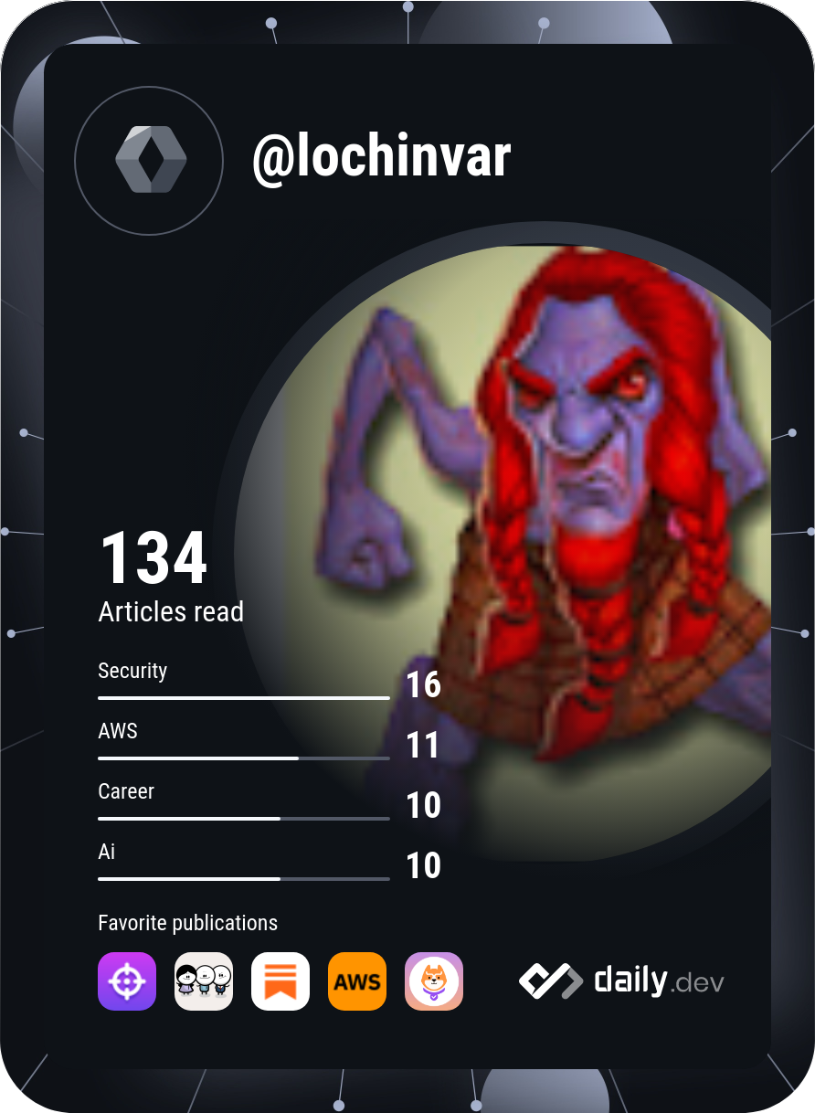 Lochinvar Roome's Dev Card