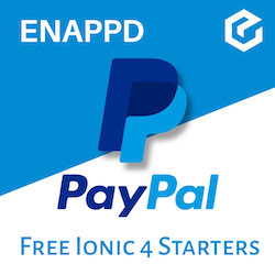 Ionic 4 PayPal Payment starter