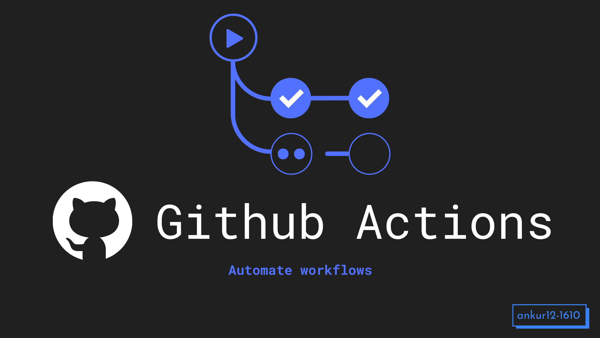 Build your own Github Action and publish to the Github Marketplace!