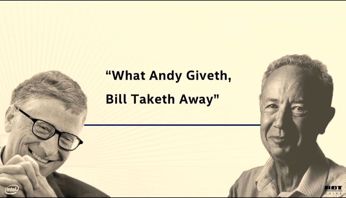 What Andy giveth, Bill taketh away