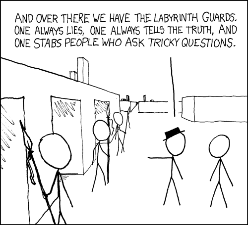 xkcd: Labyrinth Puzzle