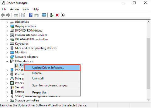 Install Microsoft Remote RNDIS Driver