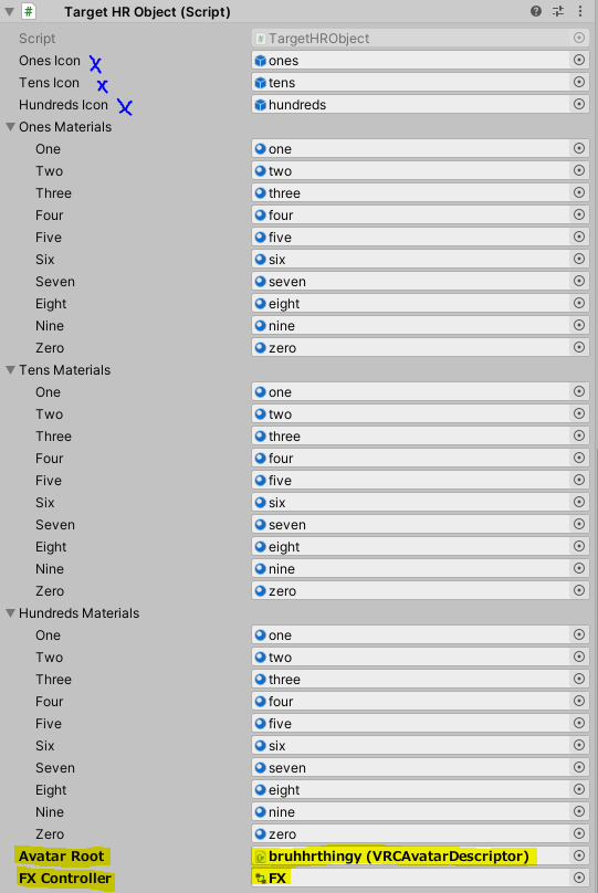 The TargetHRObject Component