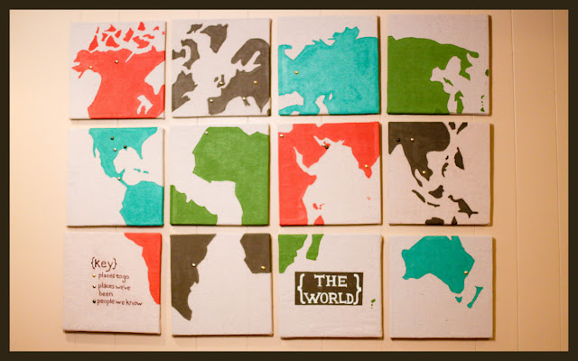 World Map from DIY Showoff