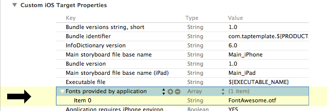 Info.plist modification