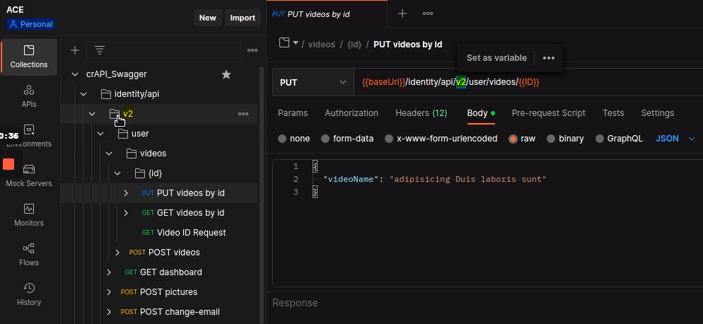 Baseline Versioning Information