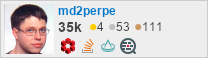 profile for md2perpe on Stack Exchange, a network of free, community-driven Q&A sites