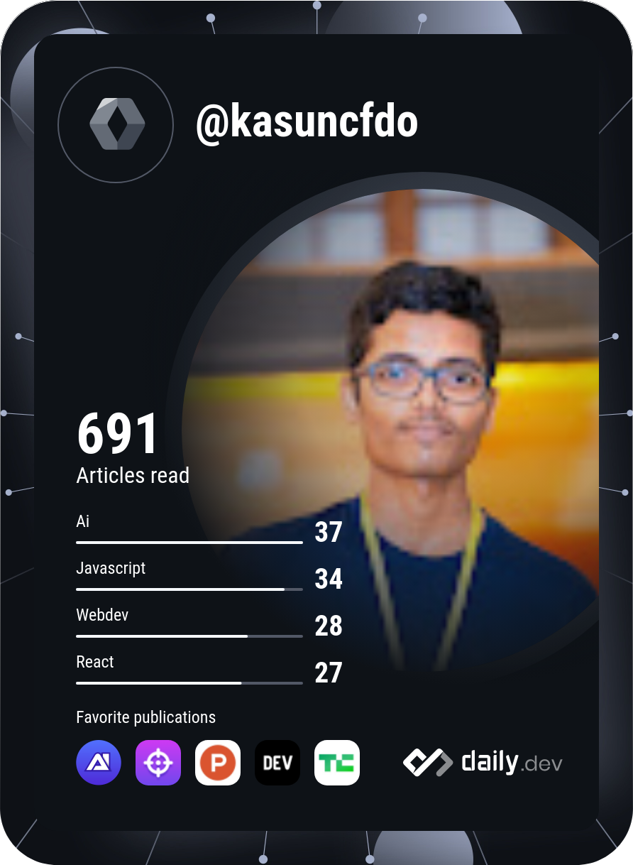 Kasun's Dev Card